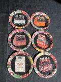 (6) Coca-Cola Drink Coasters