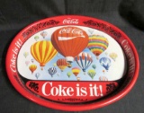 Coca-Cola Metal Oval Serving Platter