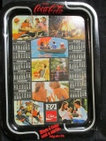 Coca-Cola 1981 Calendar Serving Tray