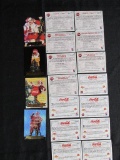 Incomple Set Of Series 2 Coca-Cola Santa Collectors Cards