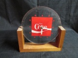 Coca-Cola Plastic And Wood Clock