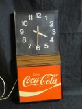 Coca-Cola Illuminated Sign And Clock