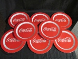 (8) Coca-Cola Melamine Plates