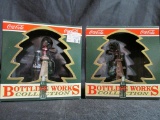 (2) Matching Coca-Cola Brand Bottling Works Collection 