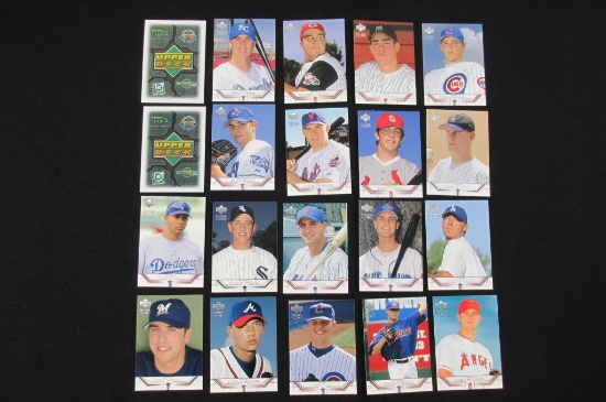 Approx. 100 Baseball Cards Majority Upper Deck Future Gems
