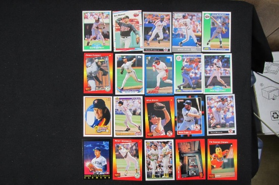 Approx. 50 Baseball Cards Majority Upper Deck, Fleer, & Score