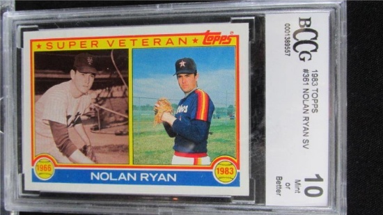 Nolan Ryan SV 1983 Topps 10 Mint Baseball Cards