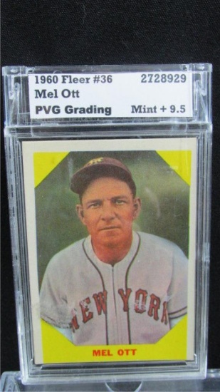 1960 Fleer #36 Mel Ott Mint 9.5 Baseball Cards