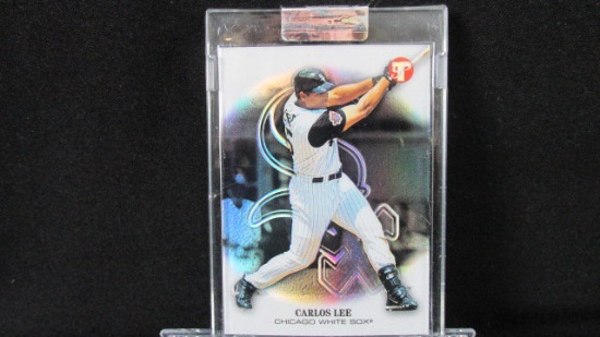 Carlos Lee Topps 2002 Refractor Baseball Cards