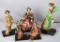 (5) Oriental Figurines Dressed of Hand Made Garments  - Zone: LR