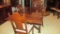 Antique Wood Dining Room Table With (6) Chairs - Zone: DR