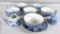 Japanese Blue & White Phoenixware Pattern Tea Set - Zone: D