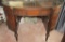 Antique Wood Semicircle Desk - Zone: BR1