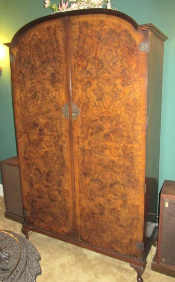 Antique Thomas Clarkson Walnut Armoire - Zone: LR