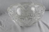 (2) Cut Glass Punch Bowls - Zone: LR