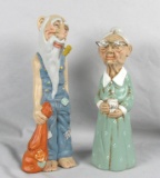 Garole Elderly Woman & Man Figurines - Zone: D