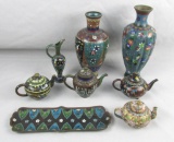 (8) Cloisonne Pieces - Zone: D