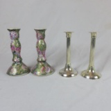 (2) Pairs of Candlesticks Holders - Zone: LR