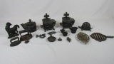 (18) Miniature Cast Iron Kitchen Collectibles - Zone: P