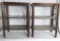 (2) Wood End Tables - BM