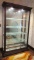 Large Lighted Glass Curio Cabinet - O
