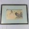 Hand Painted Oriental Duck Framed Print - H2