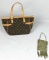 Reproduction Louis Vuitton Purse & A Small Beaded Purse - SC