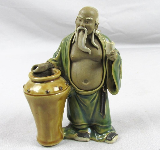 Elderly Man With Vase Mudmen Figurine - BR2