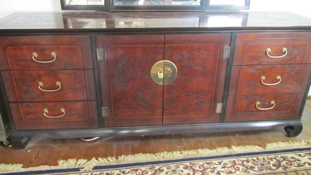 Drexel Heritage Connoisseur Dresser Mirror Br3 Estate