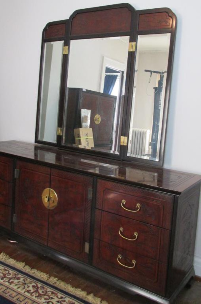 Drexel Heritage Connoisseur Dresser Mirror Br3 Estate