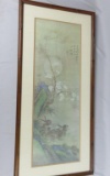 Oriental Framed Picture - S