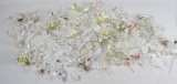 Bulk Collection Of (100+) Clear Glass & Plastic Ornaments - S