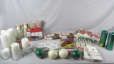 Candles, Napkins, String Lights, Replacement Bulbs, & Decor - B5