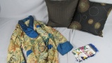 Kimona, Accent Pillows, & Handkerchief - BR4