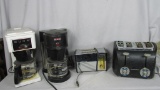 (2) Coffee Makers & (2) Toasters - R1