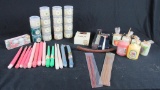 (42) Candles With Incense & Incense Burner - O