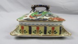 Keeling & Co. Ltd. Covered Dish On Attached Tray - BR2