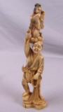Hand Carved Bone Asian Man Figurine - BR2