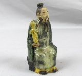 Seated Asian Man Mudmen Figurine - BR2