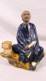 Seated Asian Man Mudmen Figurine - BR2