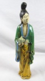 Tall Asian Woman With Teapot Mudmen Figurine - BR2
