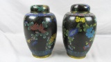 Pair Of Cloisonne Urns - BR2