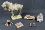 (6) Metal Table Top Collectibles - BR2