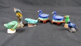 (6) Small Birds & Fish Figurines- BR2