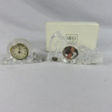 Mikasa Crystal Clock & Picture Frame - H2