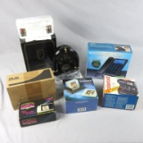 Radio, House Phone, Pocket LCD TV, Coasters, & A Polaroid Camera - H2