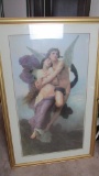 Large Ravishment Of Psyche By Adolphe William Bouguereau Framed Print - LA