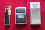 (2) Vintage Lighters & A Flash Light - K