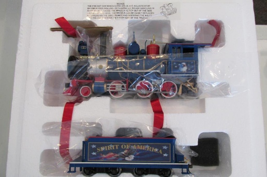 Small Patriotic Themed Train Cars