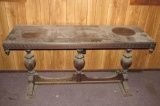 Vintage Ornate Sofa Table